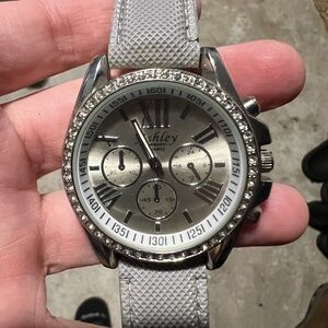 Ashley By 26 International Silver Chronograph Watch
